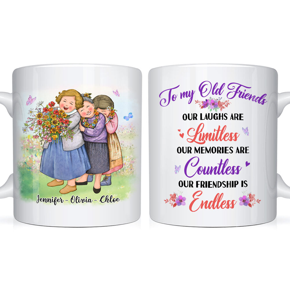 Personalized To My Old Friends Mug Personalized To My Old Friends Mug
