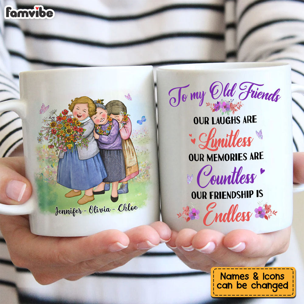 Personalized To My Old Friends Mug Personalized To My Old Friends Mug