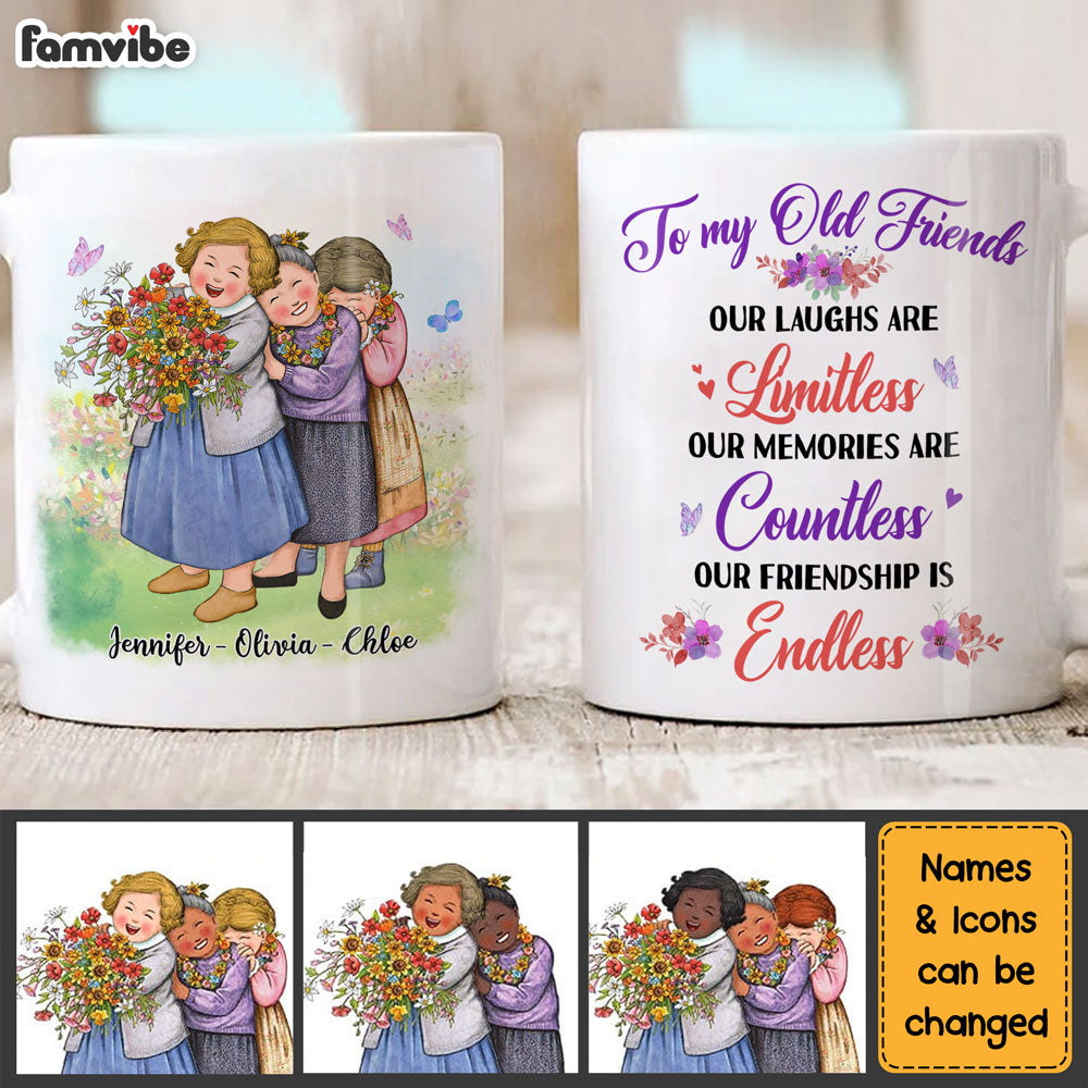 Personalized To My Old Friends Mug Personalized To My Old Friends Mug