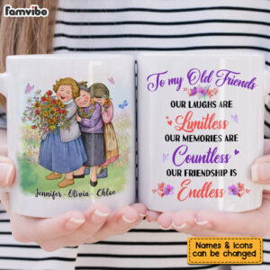 Personalized To My Old Friends Mug 5