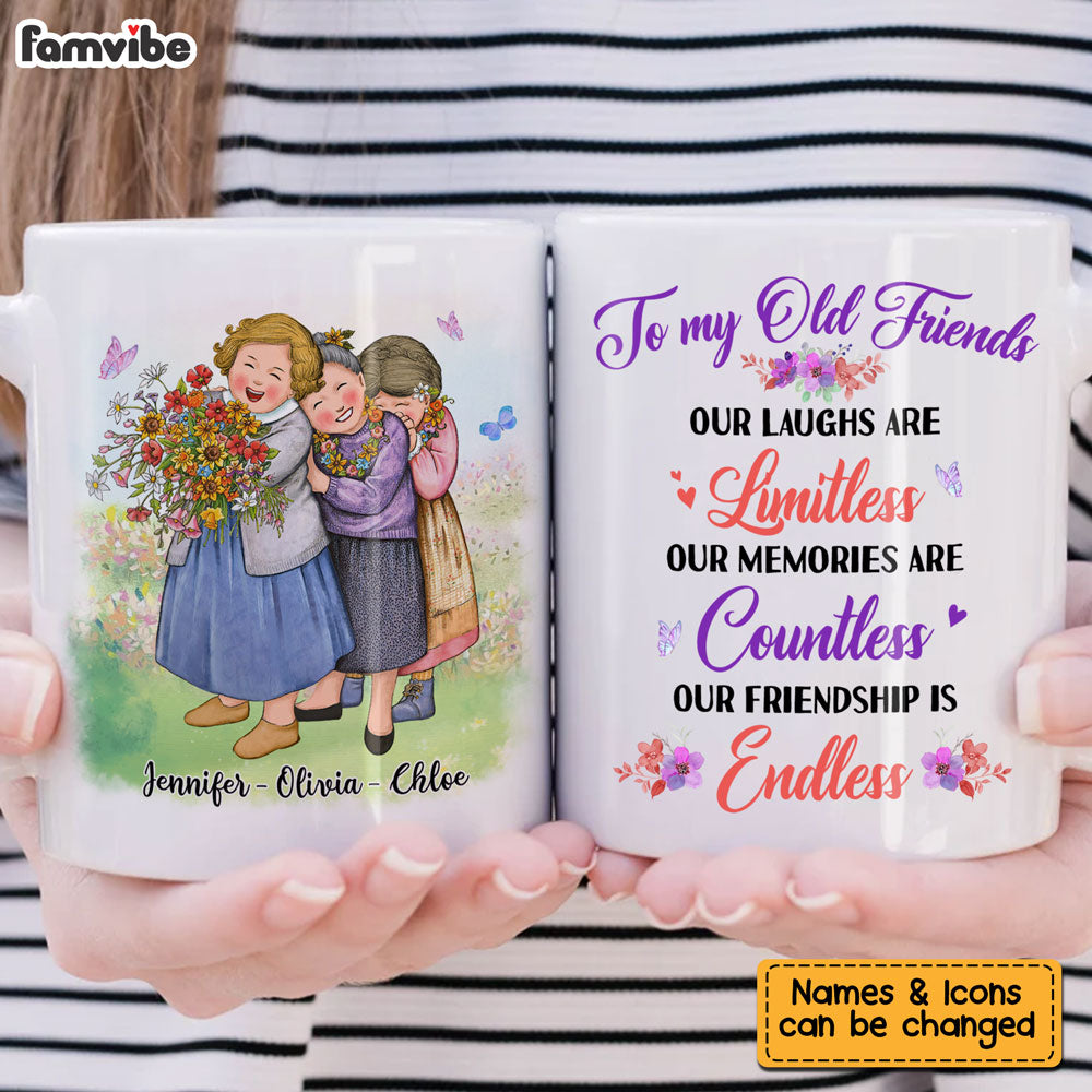 Personalized To My Old Friends Mug Personalized To My Old Friends Mug