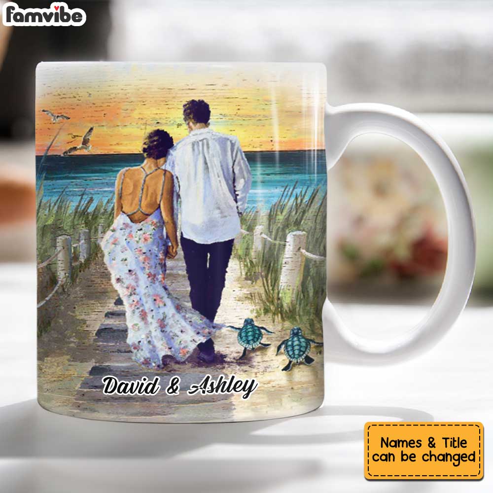 Personalized To My Wife The Day Mug Personalized To My Wife The Day Mug