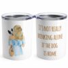 Personalized Tumbler Mug, Girl With Dog, Gift for Dog Lovers