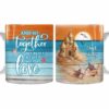 Personalized Turtle Couple Sunset Mug