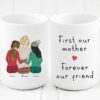 Personalized Two Daughters and Mom Mug