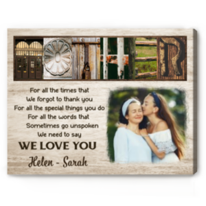 Personalized Unique Photo Gift For Mom, Mothers Day Presents, Birthday Gift For Mother