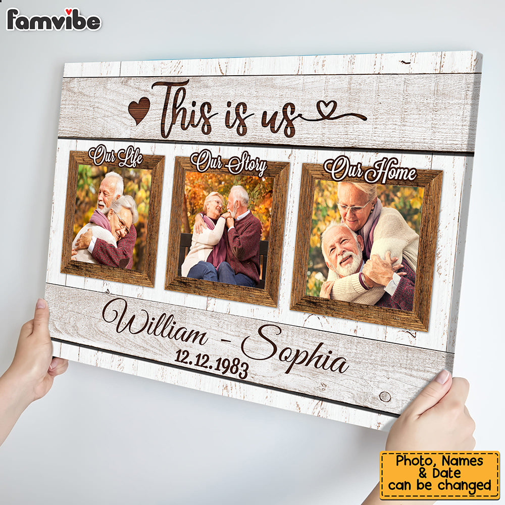 Personalized Wedding Aniversary Gift For Couple Upload Photo Canvas Personalized Wedding Aniversary Gift For Couple Upload Photo Canvas