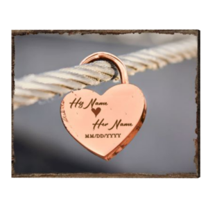 Personalized Wedding Gift Locks With Couple Names, Gifts For Newlyweds, Wedding Gift To Husband