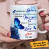 Personalized When You Believe Butterfly Memorial Mom MDF Mug