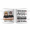 Personalized Wife Marrying A Perfect Husband Mug