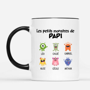 Petits Monstres De Papi Papa – Cadeau Personnalise Mug pour PapaPapi