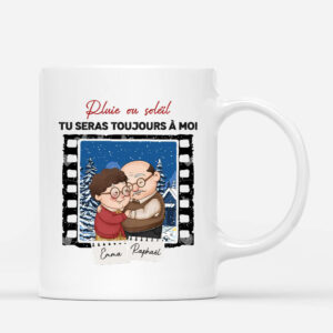 Pluie Ou Soleil – Cadeau Personnalise  Mug pour Couple