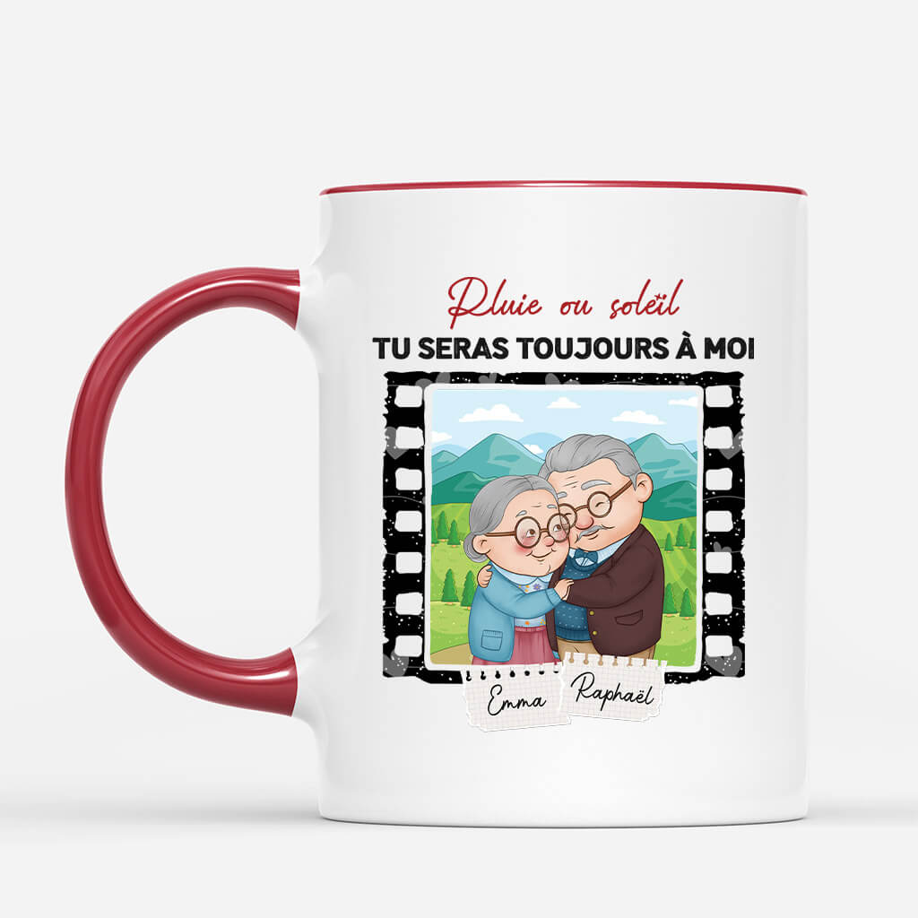 Pluie Ou Soleil - Cadeau Personnalise Mug pour Couple Pluie Ou Soleil - Cadeau Personnalise Mug pour Couple