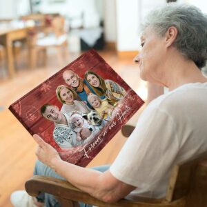 Portrait With Deceased Loved Ones, Family Portrait Painting From Photos, Deceased Family Portrait Canvas – Best Personalized Gifts For Everyone