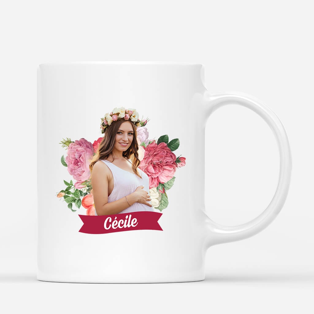 Promu Maman - Cadeau Personnalise Mug pour future maman Promu Maman - Cadeau Personnalise Mug pour future maman