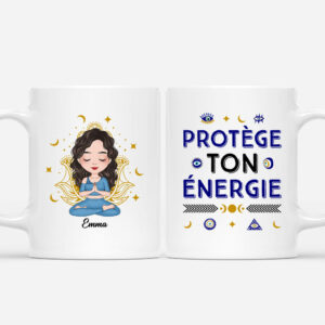 Protege Ton Energie – Cadeau Personnalise  Mug pour Femme