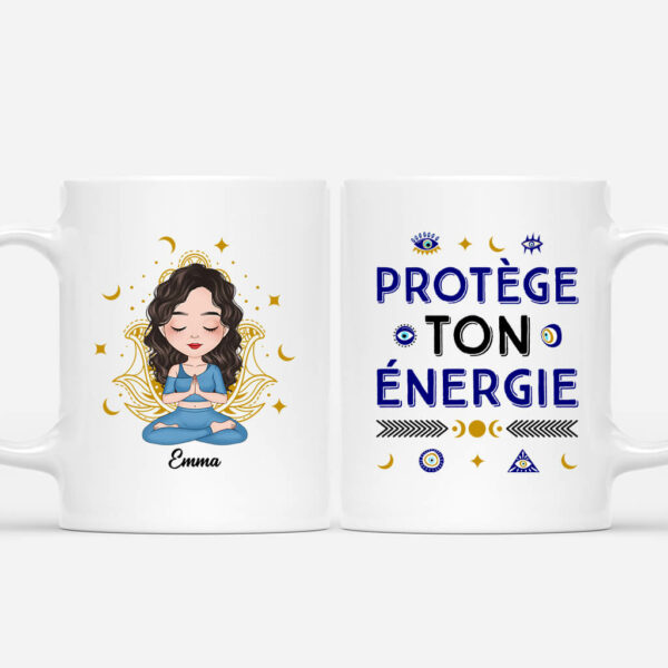 Protege Ton Energie – Cadeau Personnalise  Mug pour Femme