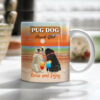 Pug Dog Beach Club Mug