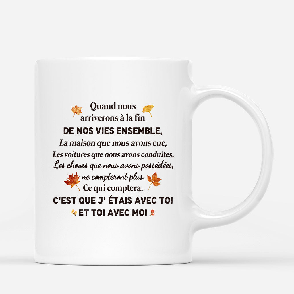 Quand Nous Arrivons a La Fin - Cadeau Personnalise Mug pour Maman Papa Mamie Papy Quand Nous Arrivons a La Fin - Cadeau Personnalise Mug pour Maman Papa Mamie Papy