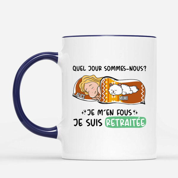 Quel Jour Sommes-Nous  – Cadeau Personnalise  T-shirt pour Amoureux des Chats