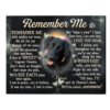 Remember Me Dog Memorial Canvas, Dog Memorial Picture Frame, Dog Loss Sympathy Canvas