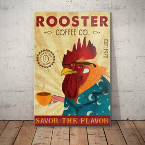 Rooster Coffee Company Canvas