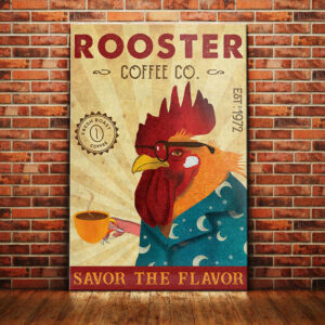 Rooster Coffee Company Canvas