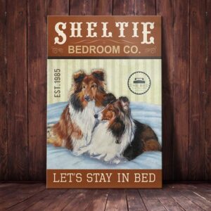 Shetland Sheepdog Bedroom Company Canvas