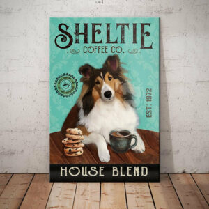 Shetland Sheepdog Coffee Company Canvas