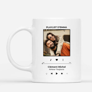 Si Je T_Ecrivais Une Chanson D_Amour – Cadeau Personnalise  Mug pour Couple