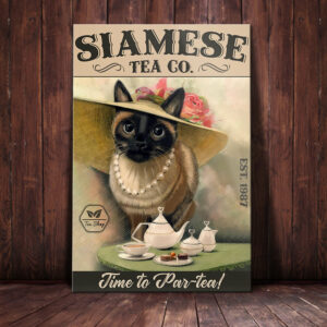 Siamese Cat Tea Company Canvas