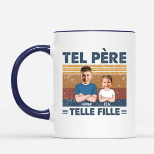 Tel Pere Tel Fils – Cadeau Personnalise  Mug pour Papa Papi