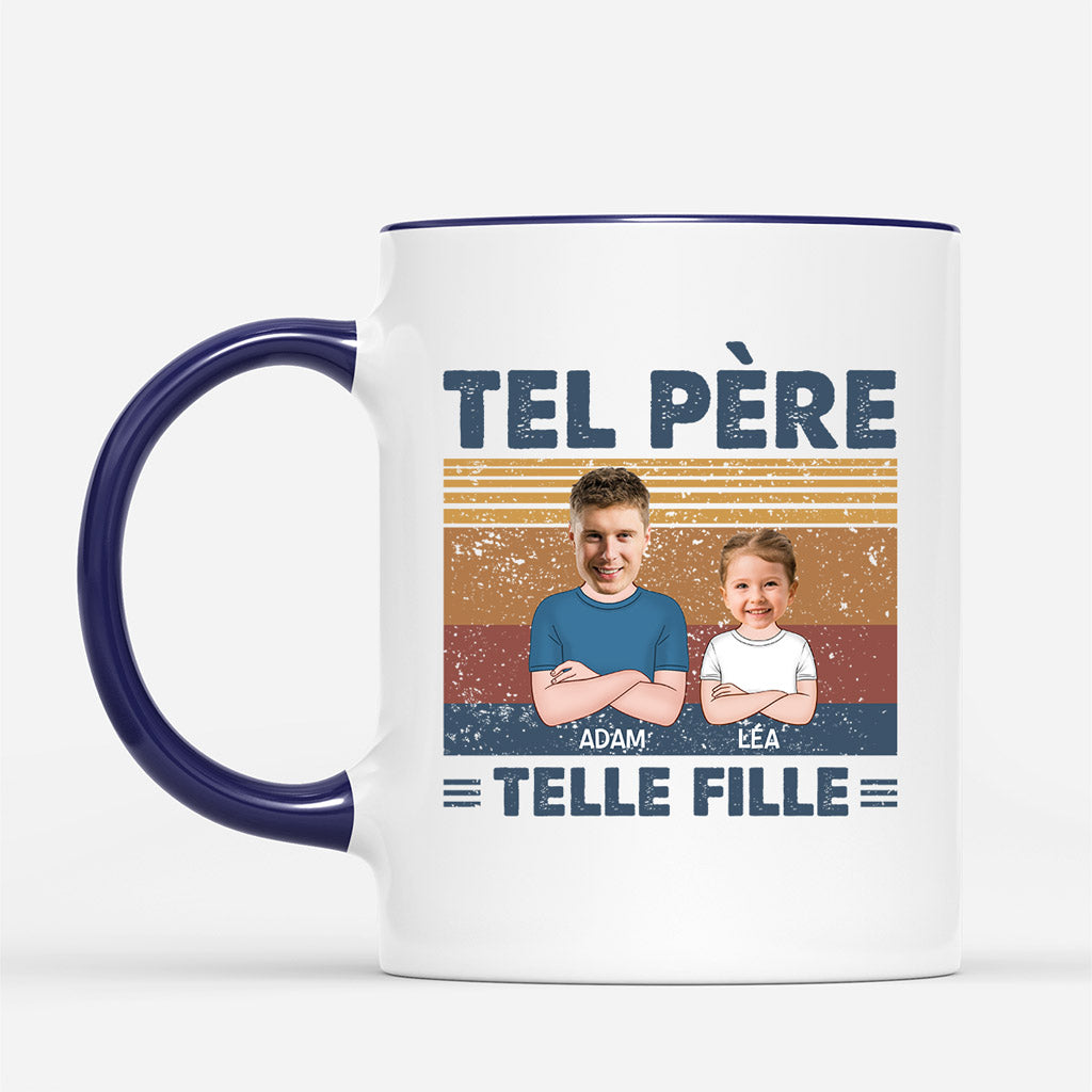 Tel Pere Tel Fils - Cadeau Personnalise Mug pour Papa Papi Tel Pere Tel Fils - Cadeau Personnalise Mug pour Papa Papi