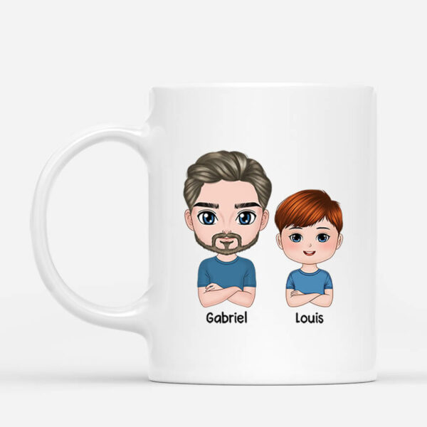 Tel Pere Telle Fille Ah Mince – Cadeau Personnalise  Mug Pour Homme