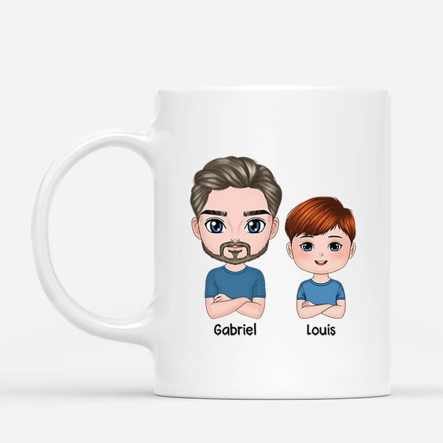 Tel Pere Telle Fille Ah Mince - Cadeau Personnalise Mug Pour Homme Tel Pere Telle Fille Ah Mince - Cadeau Personnalise Mug Pour Homme