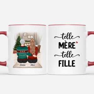 Telle Mere Telle Fille – Cadeau Personnalise  Mug Pour Maman
