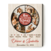 Ten Year Anniversary Photo Collage, Customized 10 Year Anniversary Gift For Wife, Ten Years Down Forever