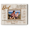 Thank You Dad Personalized Photo Canvas Print, Fathers Day Gift For Dad From Son, Father Son Gift – Best Personalized Gifts For Everyone