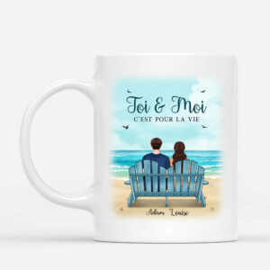 Toi & Moi – Cadeau Personnalise Mug pour CoupleAmoureux