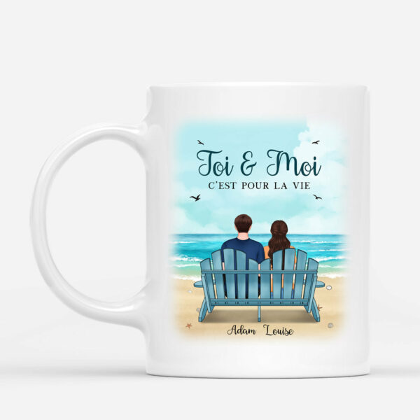 Toi & Moi – Cadeau Personnalise Mug pour CoupleAmoureux