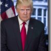 Trump Wanted Poster Donald Trump Portrait On Stretched