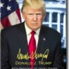 Trump Wanted Poster Donald Trump Portrait With Signature