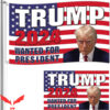 Trump Wanted Poster For President Trump 2024 Flag Yard Sign