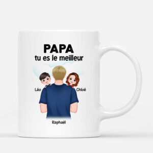 Tu Es Le Meilleur Papa – Cadeau Personnalise  Mug pour Papa Papy