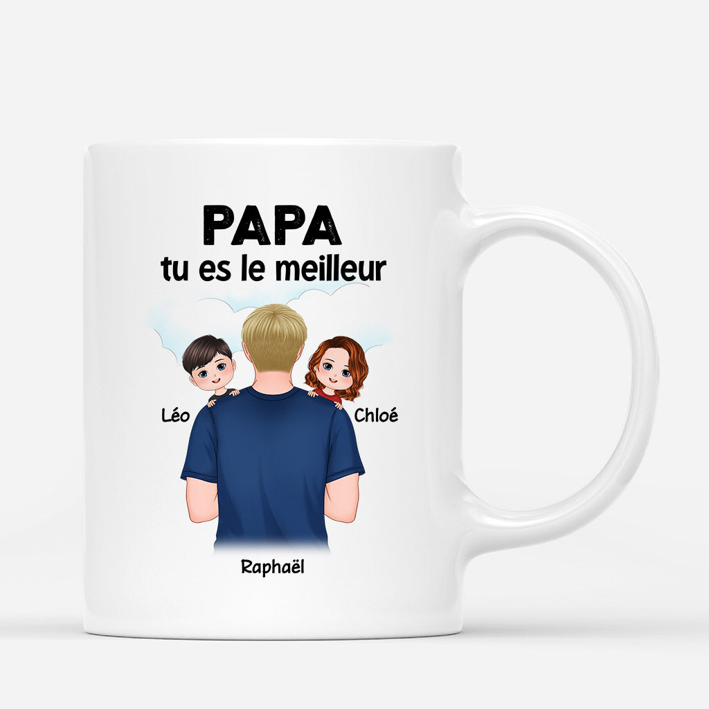 Tu Es Le Meilleur Papa - Cadeau Personnalise Mug pour Papa Papy Tu Es Le Meilleur Papa - Cadeau Personnalise Mug pour Papa Papy
