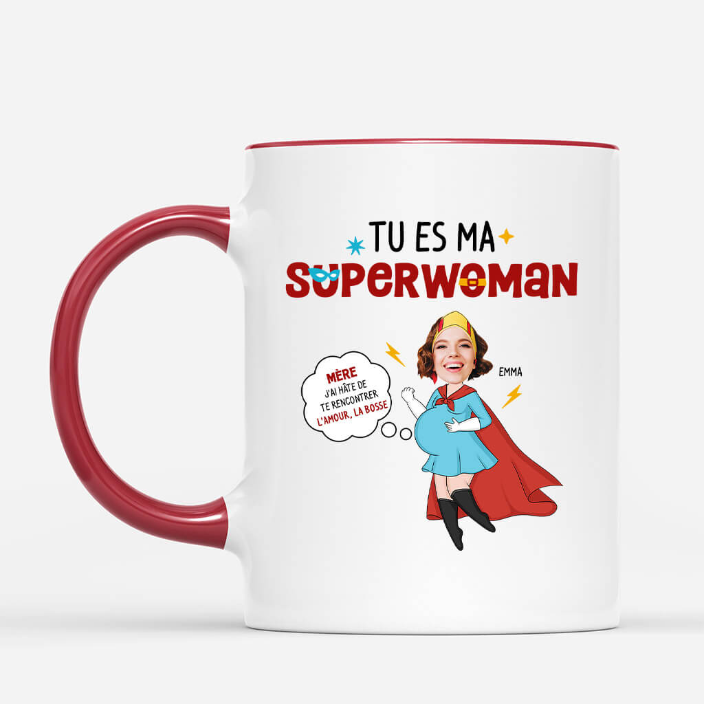 Tu Es Ma Superwoman - Cadeau Personnalise Mug pour Femme Tu Es Ma Superwoman - Cadeau Personnalise Mug pour Femme