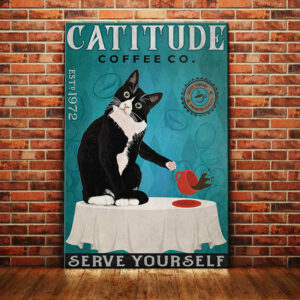 Tuxedo Cat Coffee Company Canvas