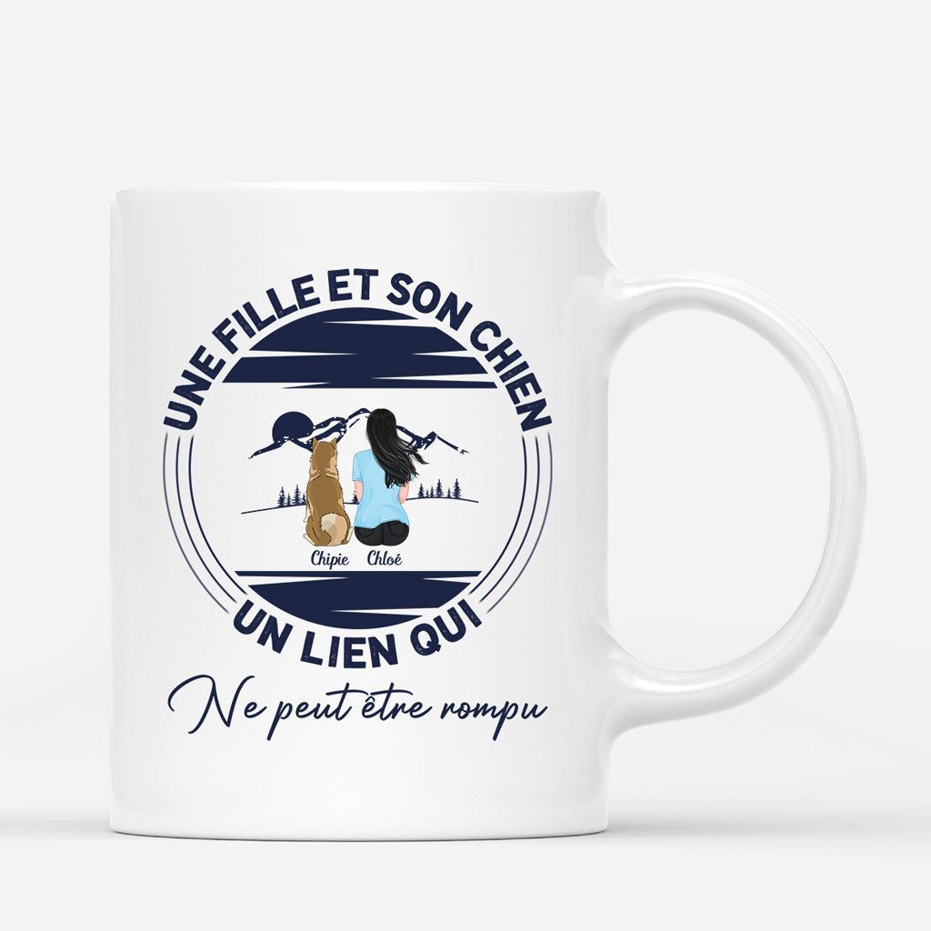 Un Lien qui ne peut etre rompu - Cadeau Personnalise Mug pour Amoureux des Chiens Un Lien qui ne peut etre rompu - Cadeau Personnalise Mug pour Amoureux des Chiens