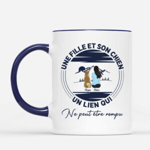 Un Lien qui ne peut etre rompu – Cadeau Personnalise Mug pour Amoureux des Chiens