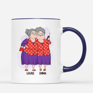Vieil AmiVielle Amie – Cadeau Personnalise  Mug personnalise pour les copaincopine